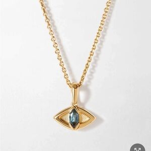 Edge of Ember evil eye necklace
